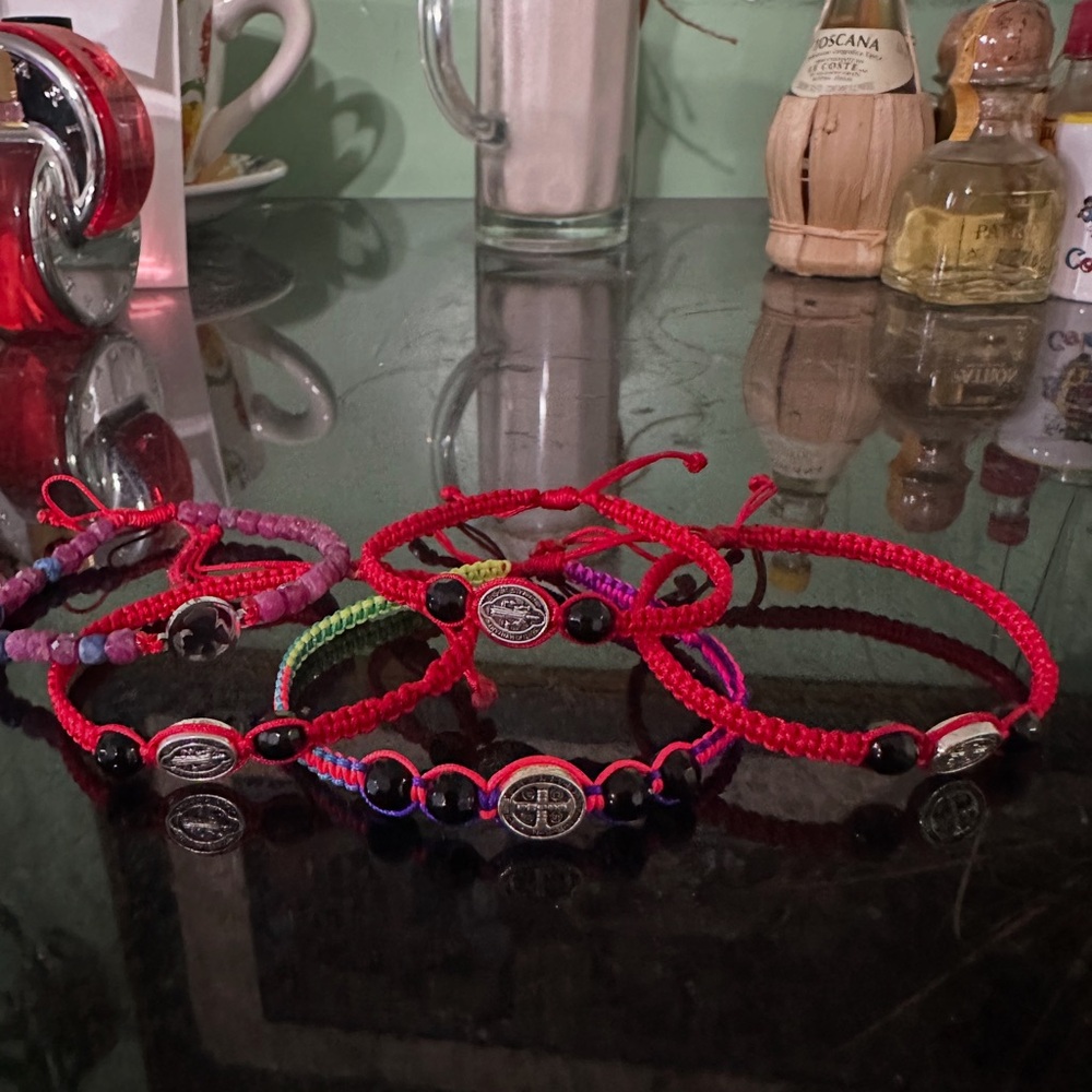 Colorful Beaded Bracelets Set